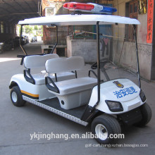 Cheap Chinese 4 seat police patrol cars powered by battery for sale